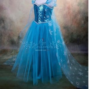 Blue Elsa Disney Frozen Gown 3T